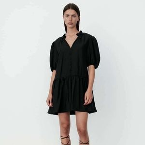 PLEATED DRESS M zara